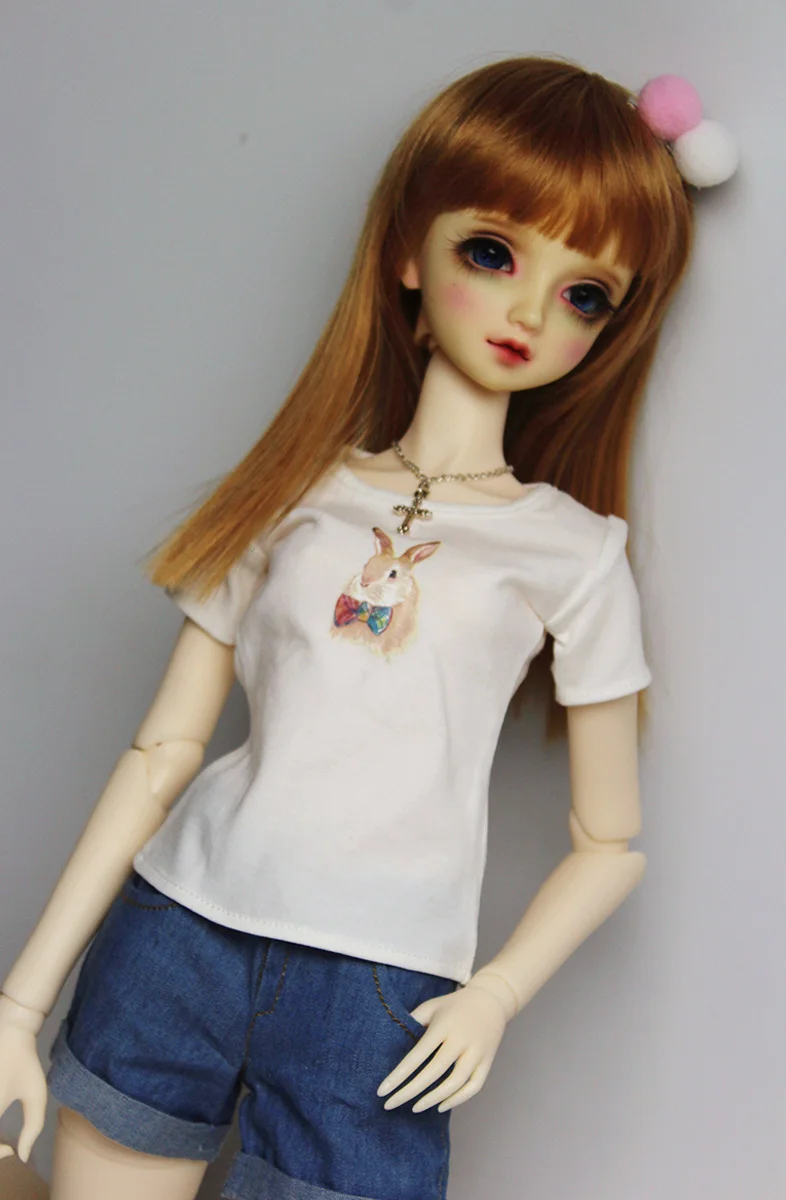 Одежда для куклы BJD 1/3 1/4 1/6 Кукла SD AS LUTS DOD DZ модная футболка с принтом|Куклы| |