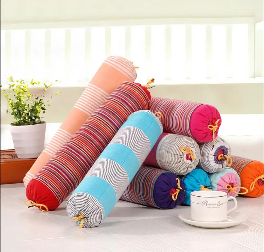 Конфетная подушка для шеи гречневая медицинского ухода цилиндр типа конфеты