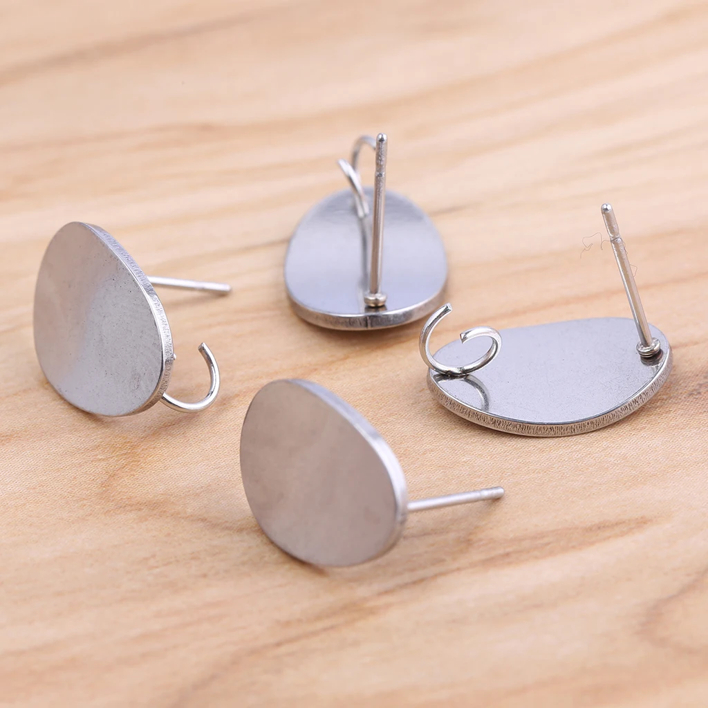 Onwear 10 шт. серьги из нержавеющей стали с соединителями diy серьги для изготовления ювелирных изделий