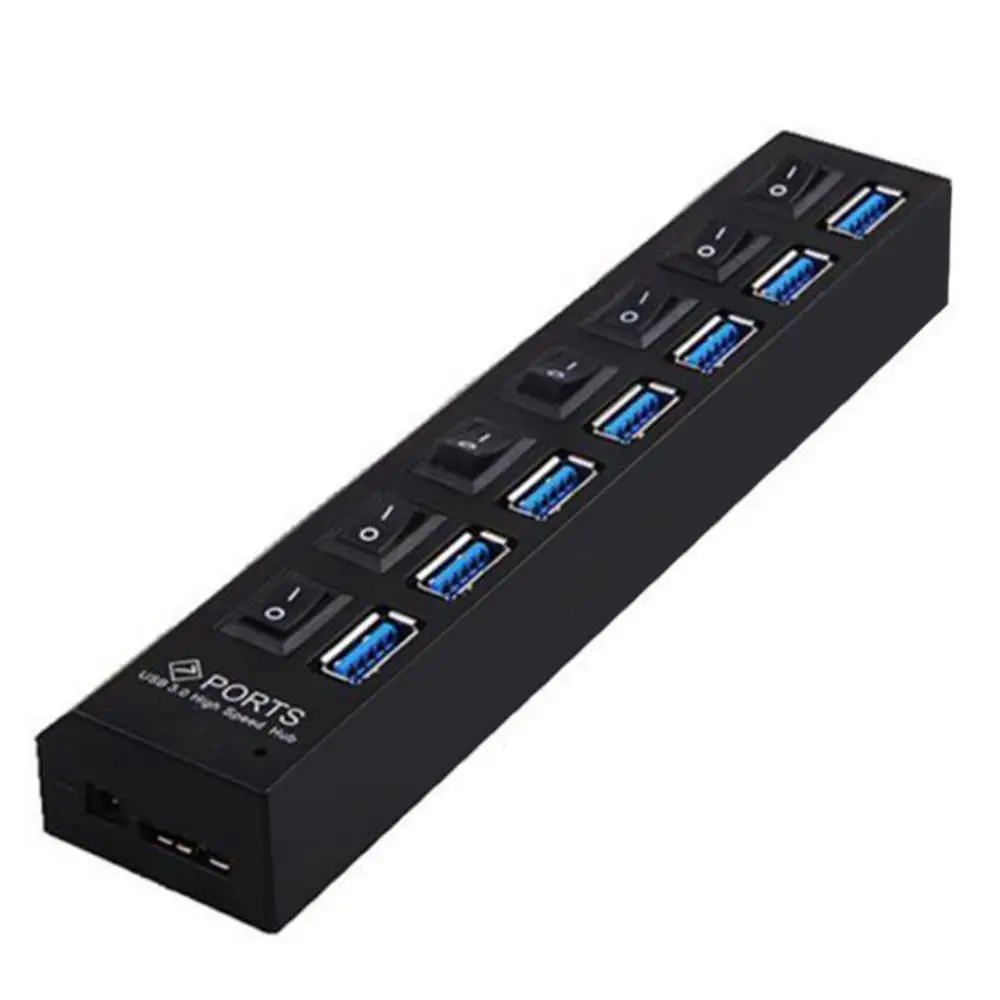Usb хаб 2 0/3 0 мульти usb USB Высокоскоростной разветвитель 7 портов адаптер Кабельный