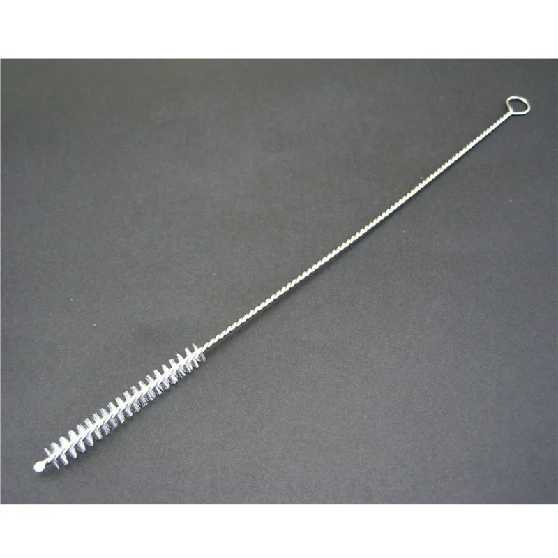 10pcs Straw Brush Stainless Steel Handle Nylon Fine Mouth Bottle Cleaners Glass Drinking Pipe Cleaning | Дом и сад