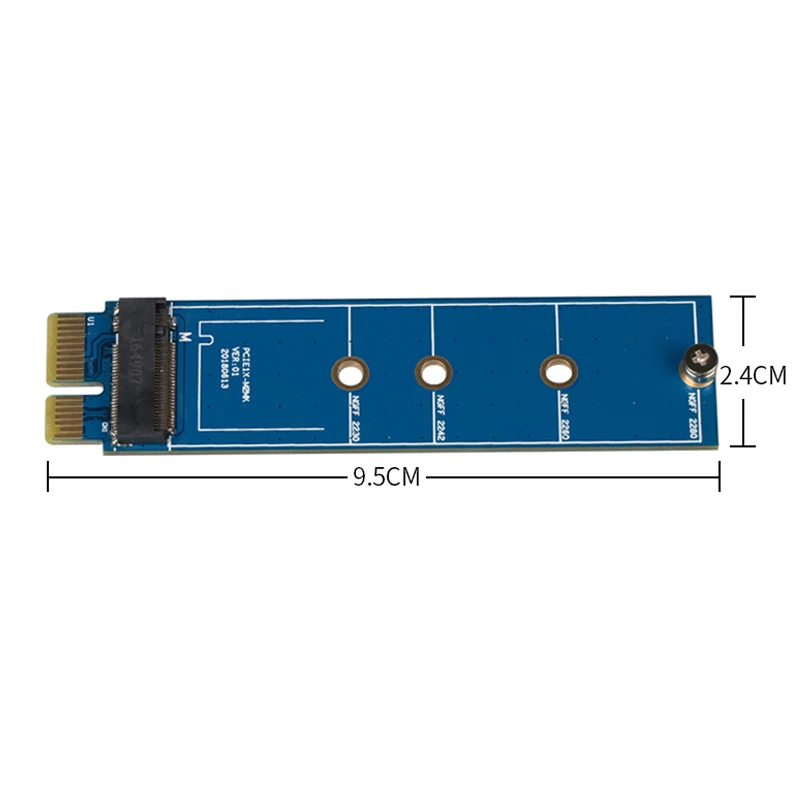 PCI E до M.2 NVME SSD адаптер NVMe к 3 0 X1 полный скоростной преобразователь карты