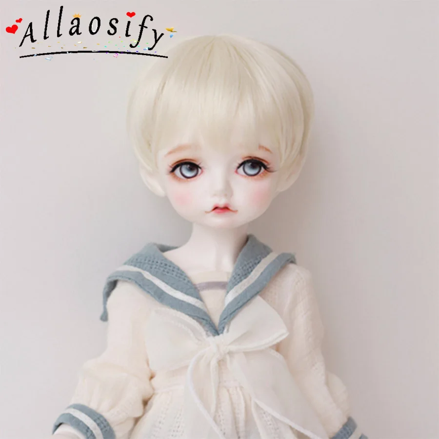Allaosify 1 шт. Bjd парик 1/3 1/4 1/6 высокого Температура шелк Для мужчин и женщин можно