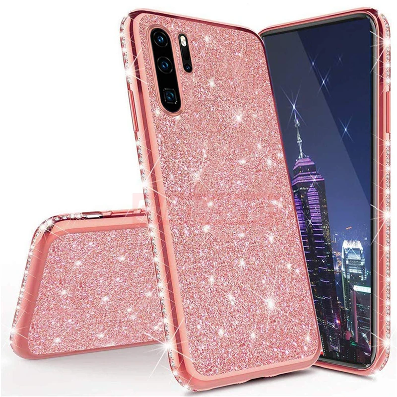 Модный алмазный Блестящий силиконовый чехол для Huawei P30 P20 Pro P Smart Plus Y9 Y6 2019 Honor 10i Lite
