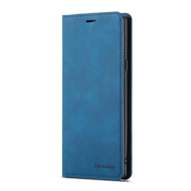 Blue Роскошный кожаный чехол-книжка на магните для IPhone 7, 8 plus, для IPhone 6, 6 plus, кошелек с отделением для карт, подставка, чехол-книжка для iPhone11 pro - Цвет: Blue
