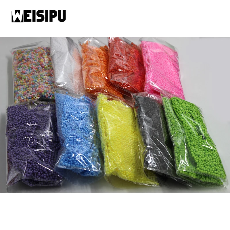 

Hot Sale Assorted Colors Polystyrene Styrofoam Filler Foam Mini Beads Balls Crafts Home Party Wedding Decoration