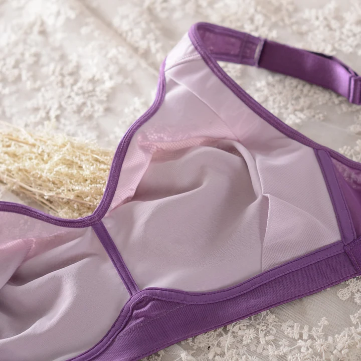 Бюстгальтер США без стального нижнего белья больших размеров ультратонкие