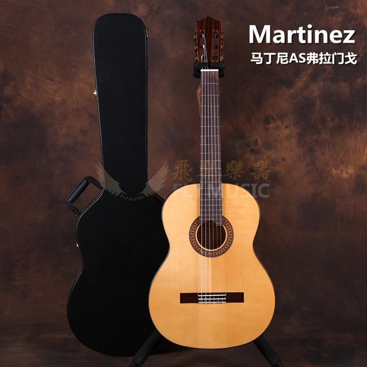 Martinez MFG AS профессиональная фламенко гитара Классическая с фишменом 301 эквалайзер