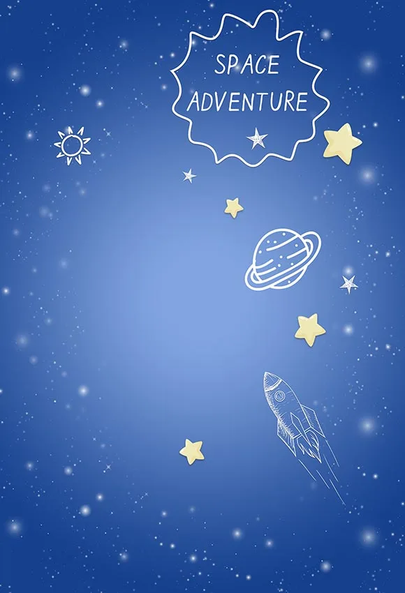 

Kids Backgrounds For Photography Space Adventure Baby Shower Backdrops Computer Printed Vinyl Backdrop Photo Studio