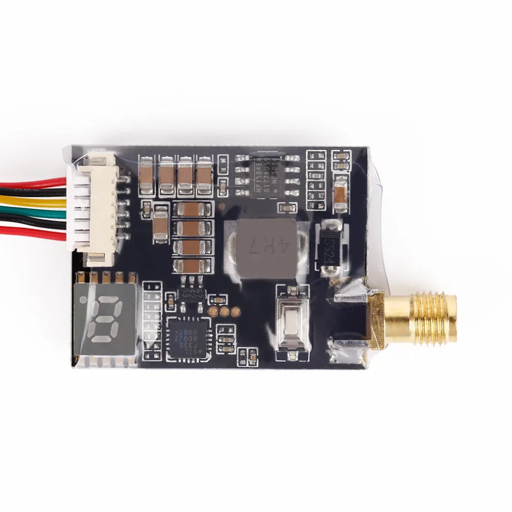 10g новый хит продаж Foxeer TM25 5 8G raceband40CH 25 mw/200 mw/600 mW регулируемый видео передатчик