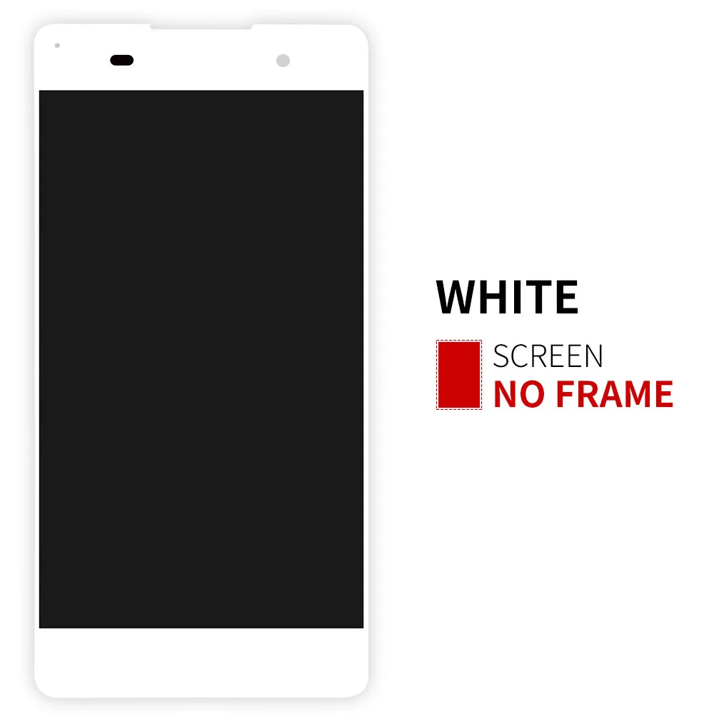Запасные части для SONY Xperia E5 5,0 дюймов F3311 F3313 ЖК-дисплей дигитайзер Датчик стеклянная сборка рамка с бесплатными инструментами
