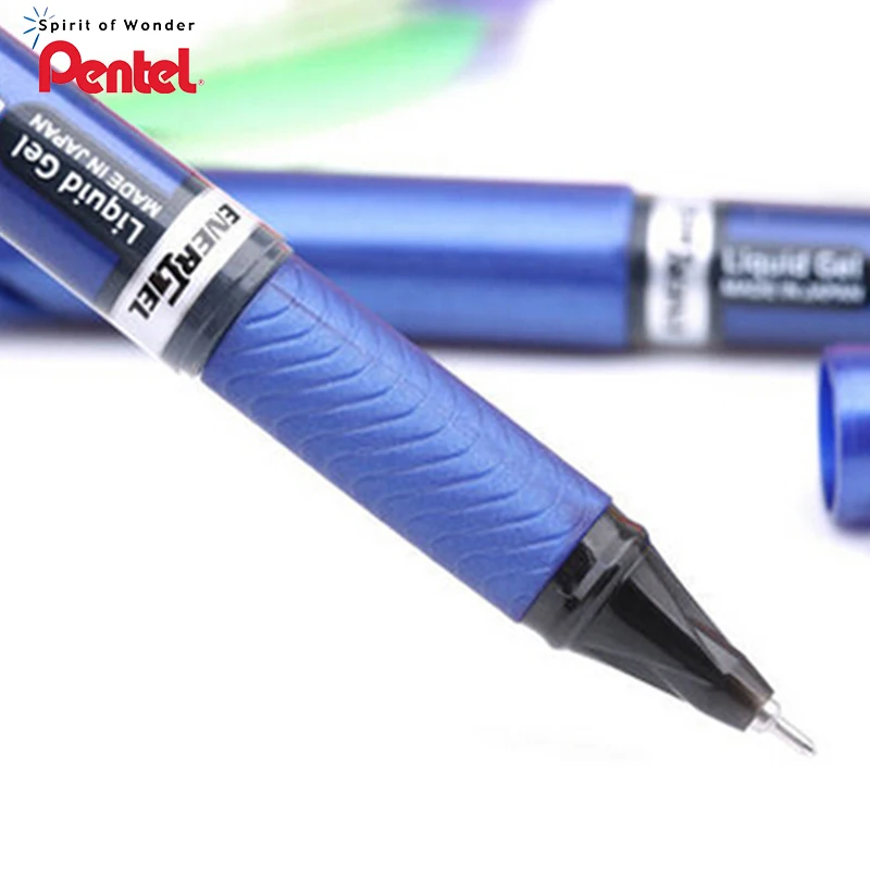6 шт./лот Pentel EnerGel жидкая гелевая ручка быстросохнущая игольчатая 0 5 мм BLN25|Гелевые