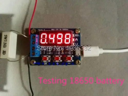 WS16 USB 1 2 12 В 18650 литий ионный свинцово кислотный семейный детектор напряжения тока