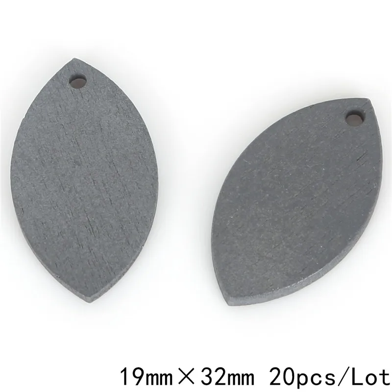 20 шт. деревянные подвески в виде листьев 19x32 мм|charm pendant|pendants for jewelry makingleaf charm pendant |