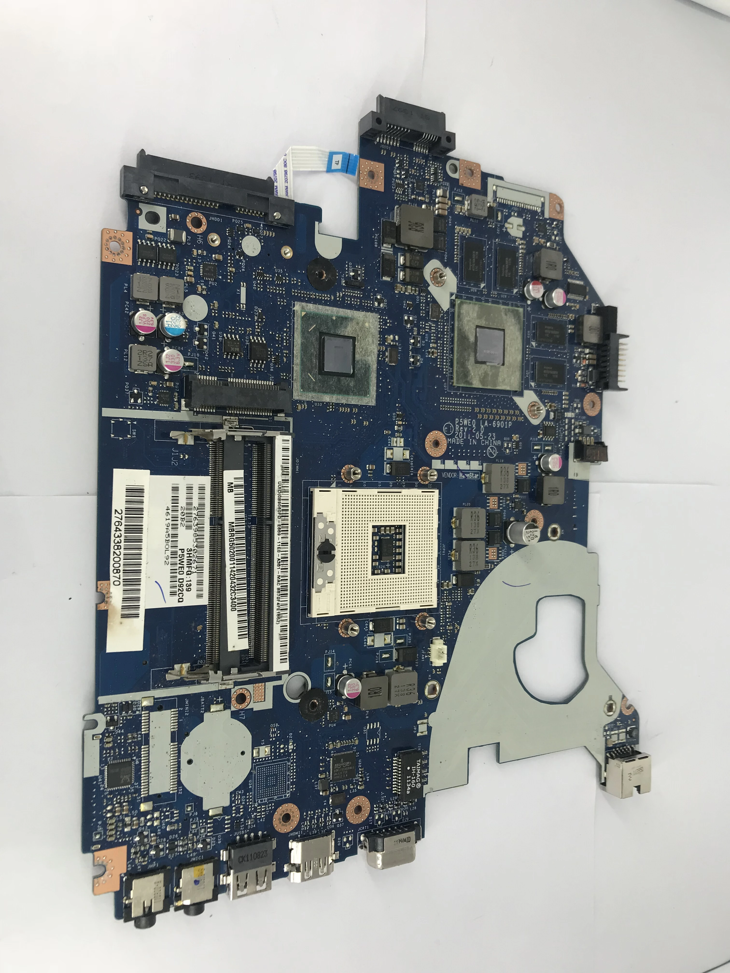 Материнская плата MBRCG02006 MBRCG02007 P5WE0 для ноутбука материнская Acer Aspire 5750 5750G MB. Rcg006 DDR3