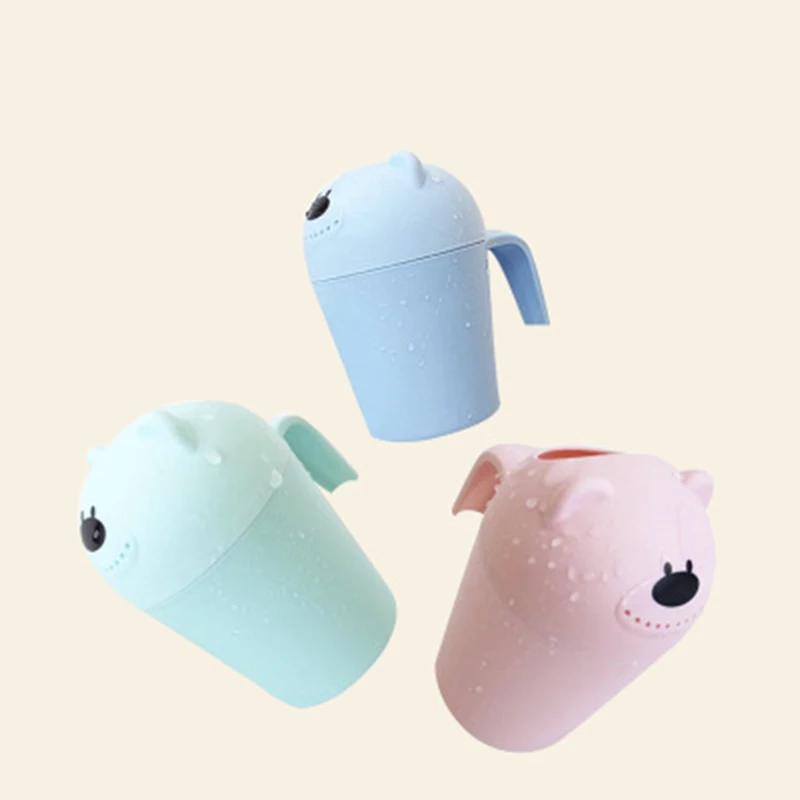 3 вида цветов детская чашка для купания с изображением медведя из мультфильма