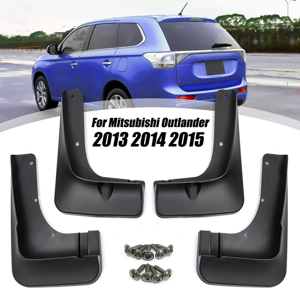 Спереди и сзади брызговики брызговик для крыло для Mitsubishi Outlander 2010 2011 2012 2013