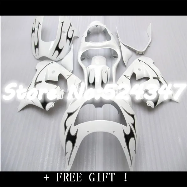 

Flame white body for KAWASAKI Ninja ZX-9R 98-99 ZX 9R 1998-1999 fairings ZX9R 98 99 ZX 9R 1998 1999 Fairing kit for Ninja-Nn