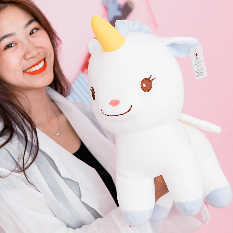 Easykoko 33/40/60cm Plush Stuffed Unicorn Toy High Quality Cartoon Gift For Children Animal Horse | Игрушки и хобби