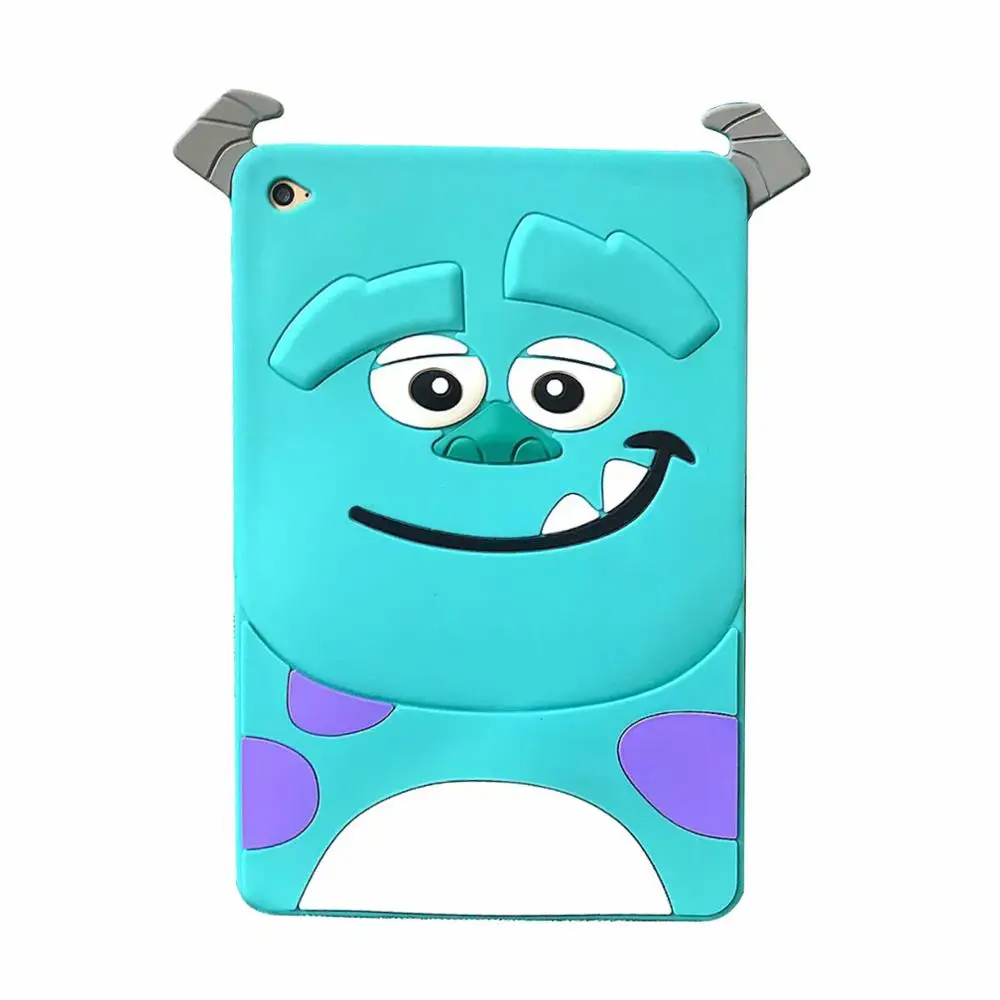 For iPad 6 Air 2 Мягкий силиконовый чехол на заднюю панель для iPad Pro 9,7 10,5 Tablet чехол с животным узором для iPad 2/3/4 Air 1 2 Mini 1 2 3 4 чехол+ ручка - Цвет: For iPad 6 Air 2