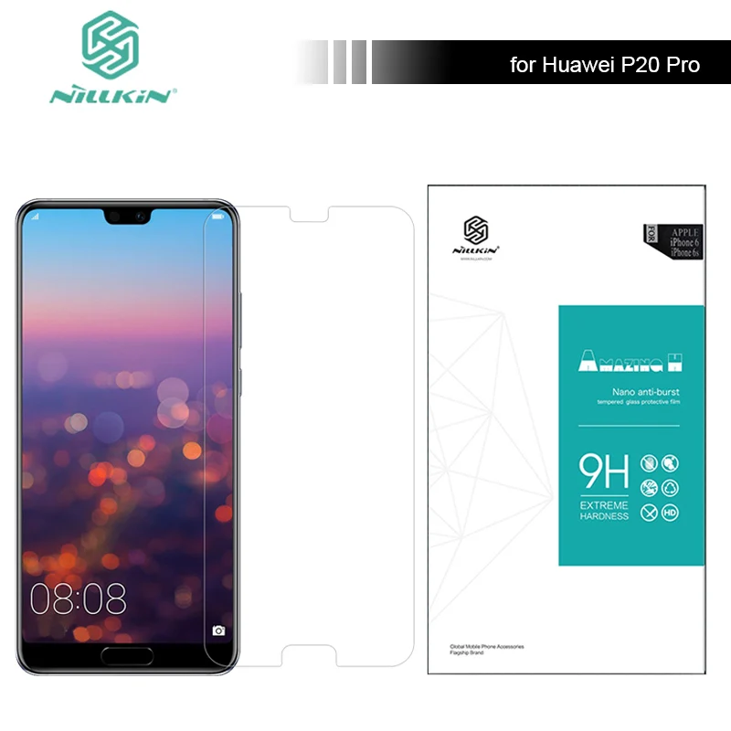 Для Huawei P20 Pro Glass Nillkin 9H Amazing 0 33 мм ультратонкое закаленное стекло для защиты экрана