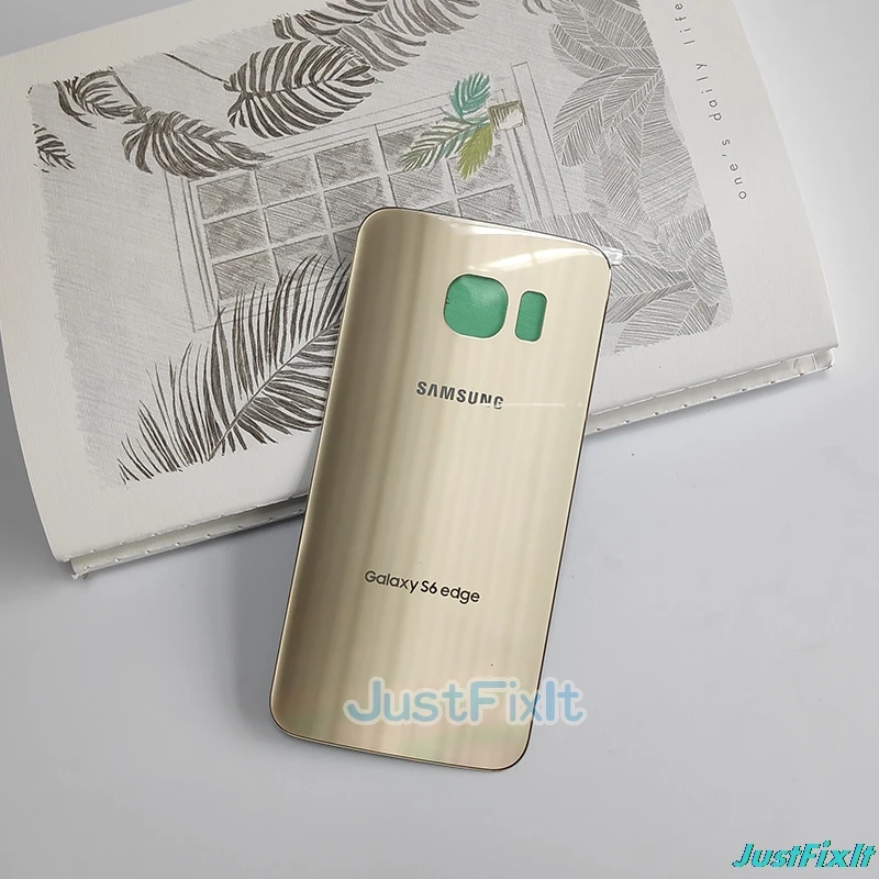 For SAMSUNG Galaxy S6 Edge G925 G925F G925T Back Battery Cover Door Rear Glass Housing Case Replace | Мобильные телефоны и