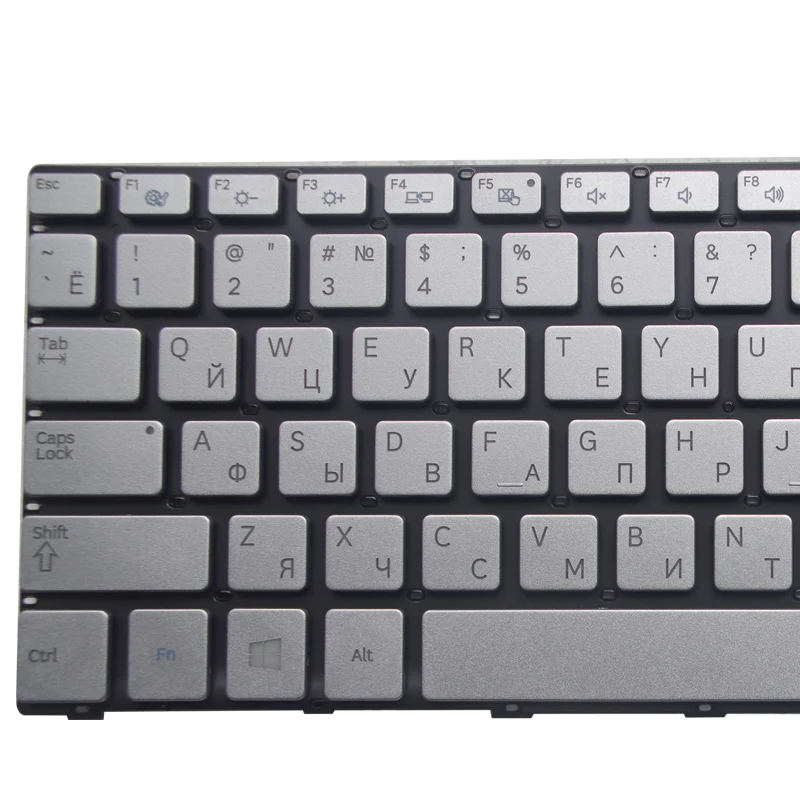 Новинка GZEELE для Samsung 730U4 740U3E NP730U3E NP730U4 NP740U3E 730U3E русская Серебристая Клавиатура
