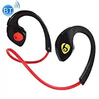 Наушники S12 спортивные Беспроводной Bluetooth гарнитура наушники - Цвет: Красный