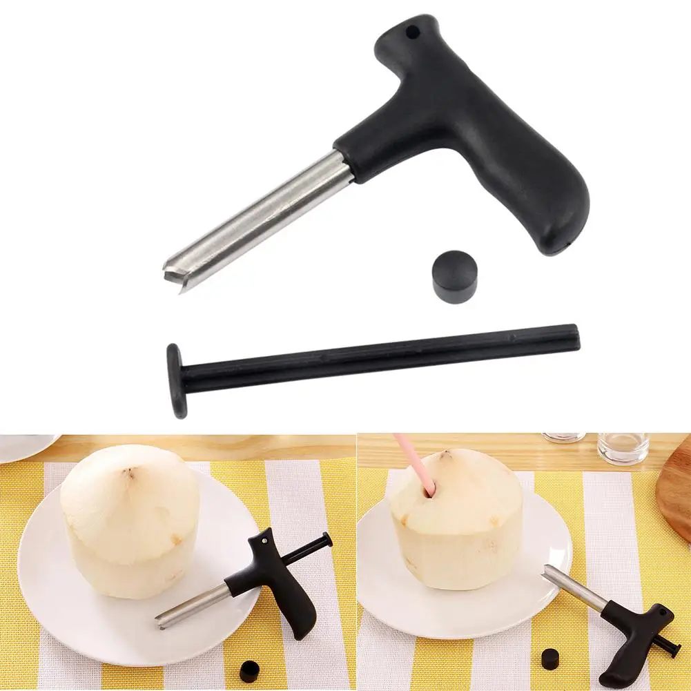 Young Coconut Opening Tools (Пробивной кран) нож для сырого кокосового сока из нержавеющей