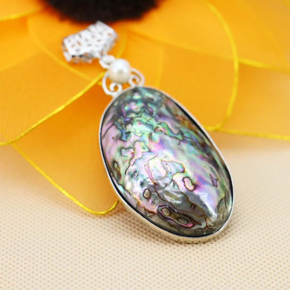 33*50 мм раковина из натуральной Морской кулон аксессуары серии полоски для