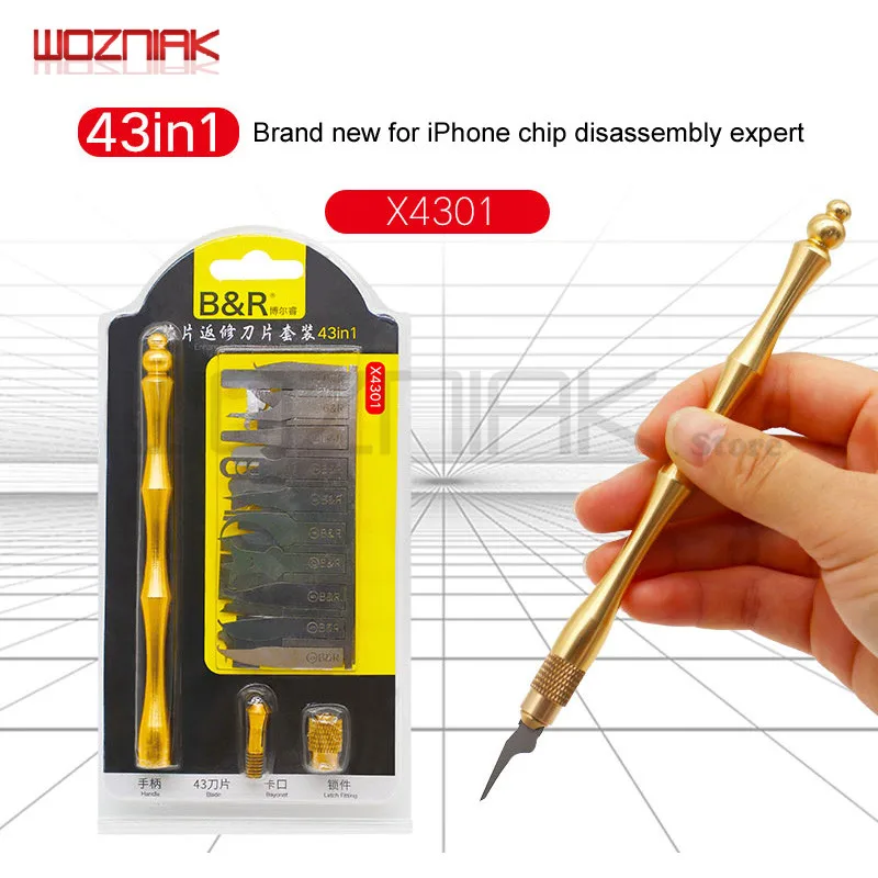 Для IPHONE A7 A8 A9 A10 A11 чип процессора NAND IC инструмент для демонтажа ножа разборка pry BGA