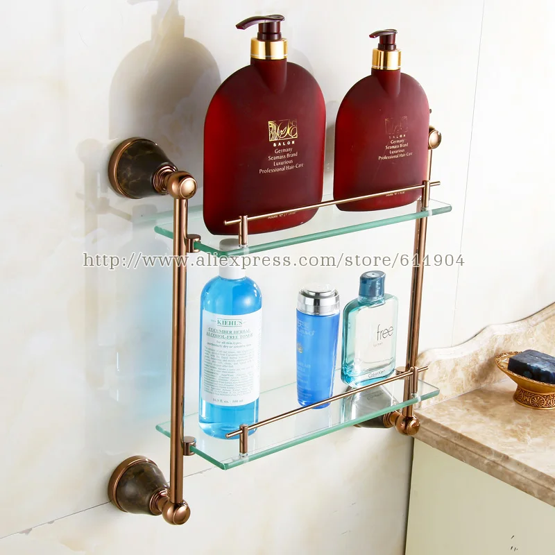 Красная роза Ванная комната Стекло полка 3962021 | Обустройство дома