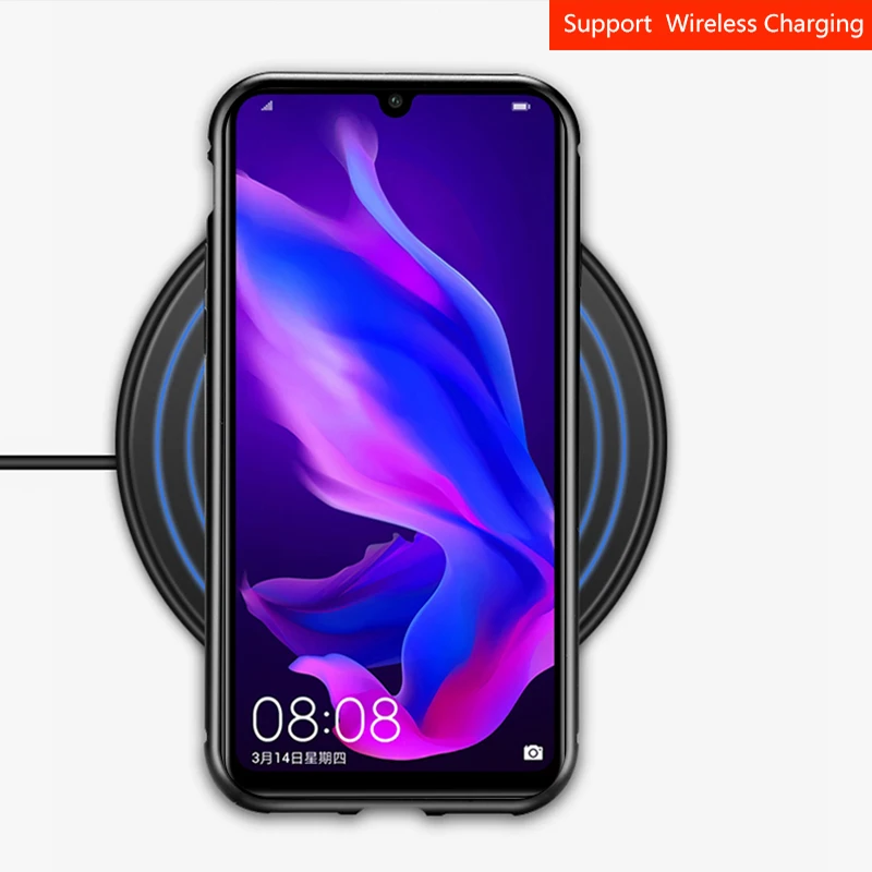Чехол Nova3 магнитные чехлы для Huawei Nova 3 чехол задняя крышка Закаленное стекло