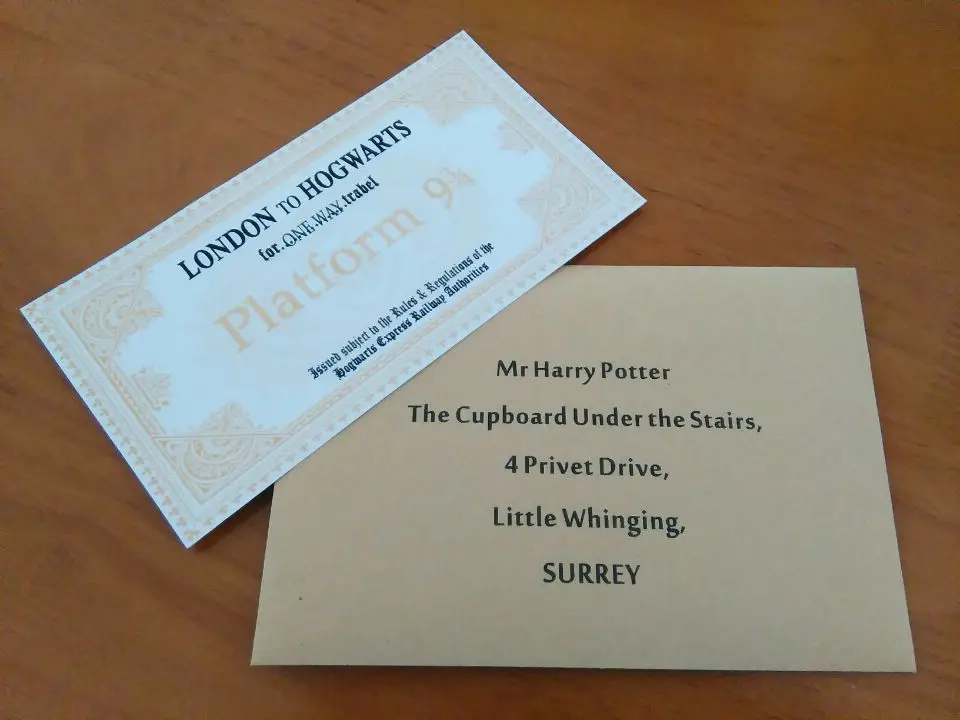 Поклонники HP письмо о приеме Хогвартса + конверт ожерелье в виде совы подарок на