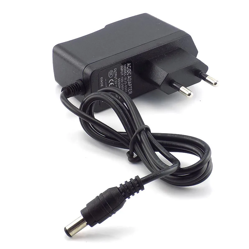 100-240V AC к DC постоянного тока, адаптер питания зарядное устройство адаптер DC 5V 12V 1A 2A 3A 0.5A US EU Plug 5,5 мм x 2,5 мм для переключатель ленточная Светодиодная лампа
