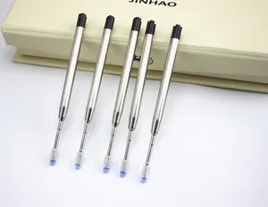 Металлические стержни шариковой ручки. Офисные и школьные канцелярские принадлежности, подарки, ручка сделай сам на выбор, синяя и черная ручка, распродажа, 10 шт.