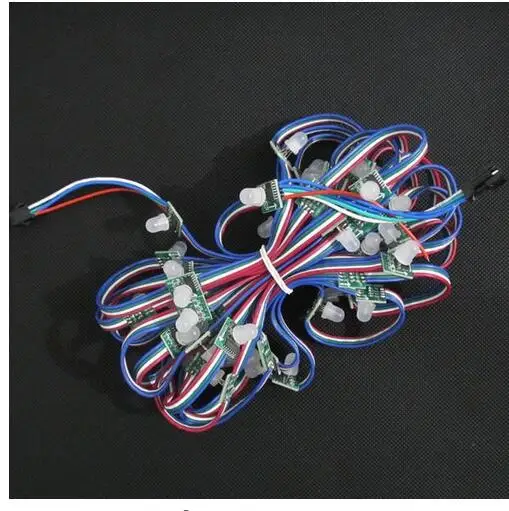 50X12 мм IP68 подводный проверка рассеивание RGB светодио дный Пиксели WS2801 DC5V