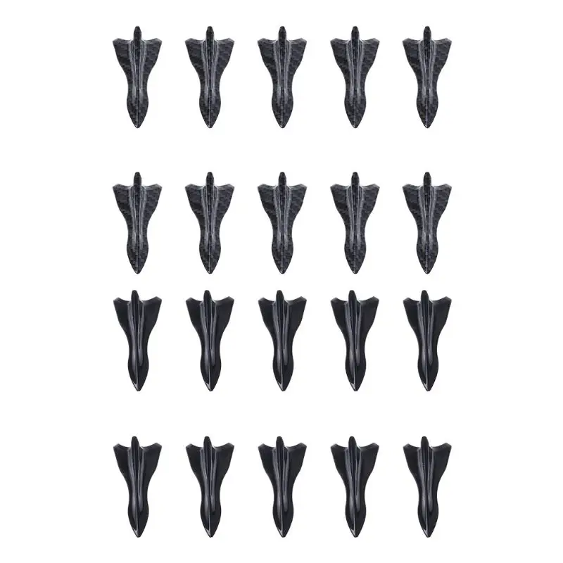 10Pcs Universal EVO-Style Pu Rear Roof Shark Fins Spoiler Fin Diffuser Vortex Generator Car Bumper0 | Автомобили и мотоциклы