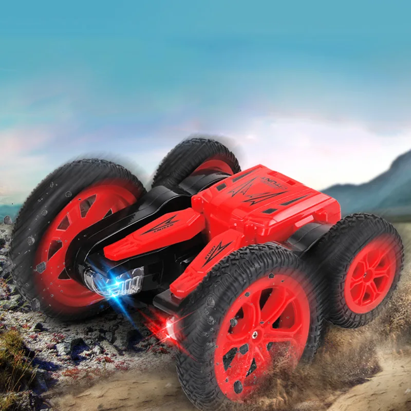 JJRC Q71 RC автомобили 2 4G двусторонний привод каскадер автомобиль RTR 360 градусов