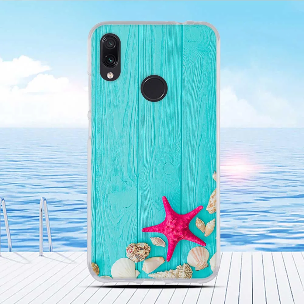 Милый чехол для Xiaomi Redmi Note 7 Pro Чехол с рисунком принтом Примечание бампер 3D Coque 6 3
