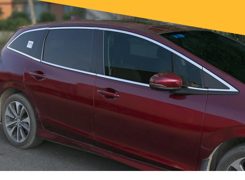 

Stainless steel Exterior Window Sill Lid Trims for honda jade 2013 2014 2015 2016 2017 2018 Car Styling