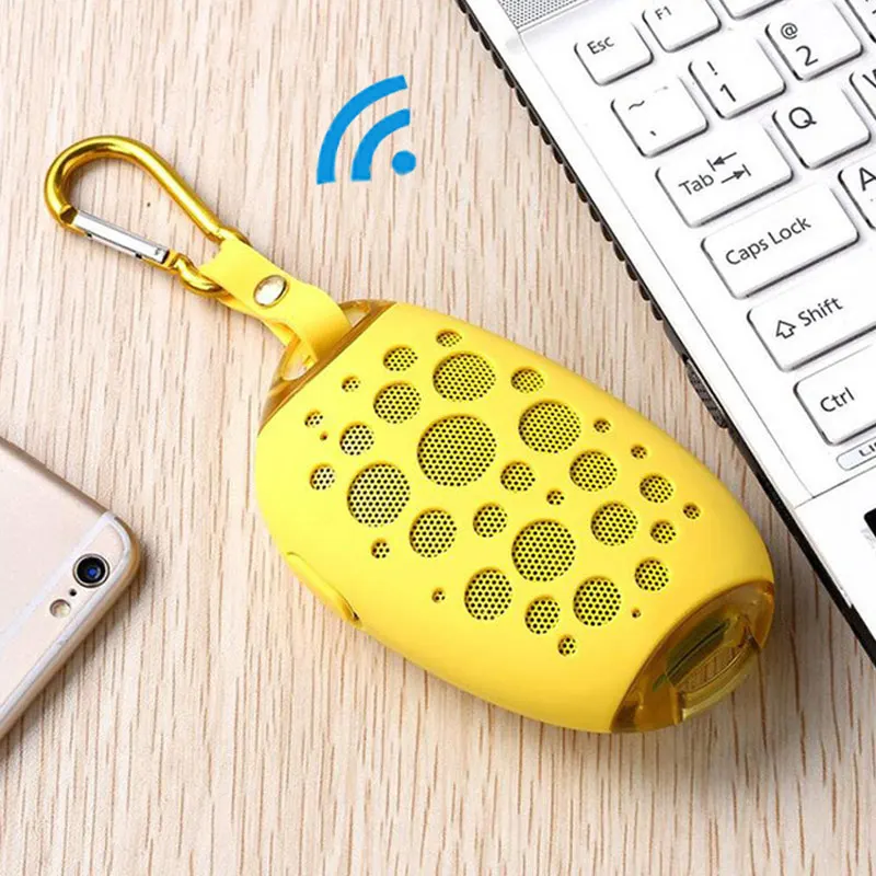 Мини беспроводной Bluetooth динамик открытый стерео с микрофоном крючок IP54