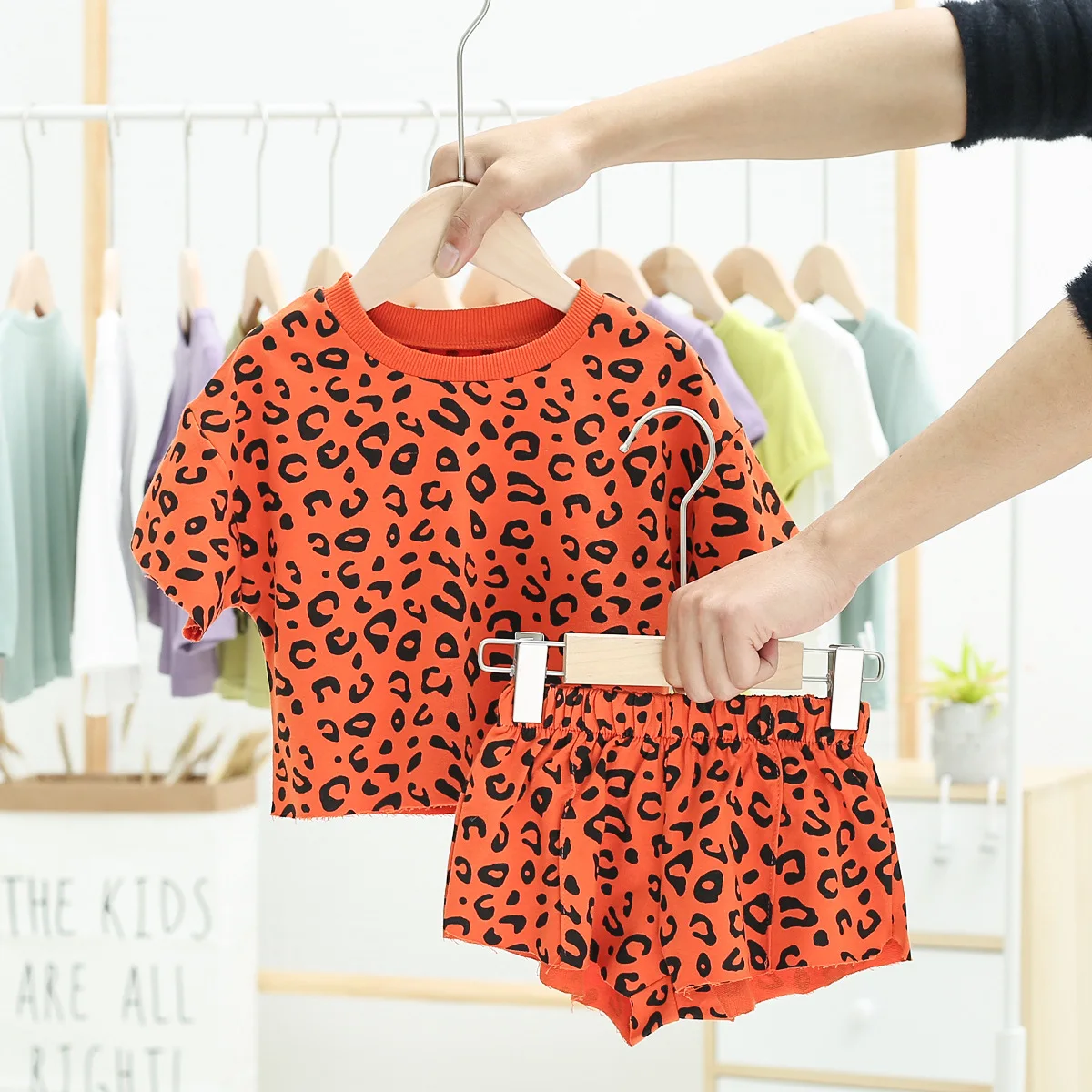 Новая детская одежда из 2 предметов для маленьких мальчиков и девочек Футболка с