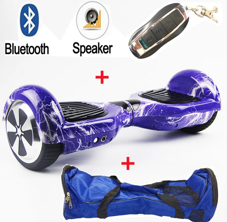 Hoverboard Self Balance скутер Электрический 6 5 дюймов два колеса электрический Gyroscooter Bluetooth