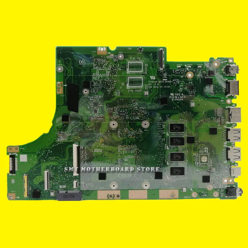 TP501UA материнская плата для ноутбука I5 6200 процессор 4 Гб RAM For Asus TP501U TP501UQ TP501UB