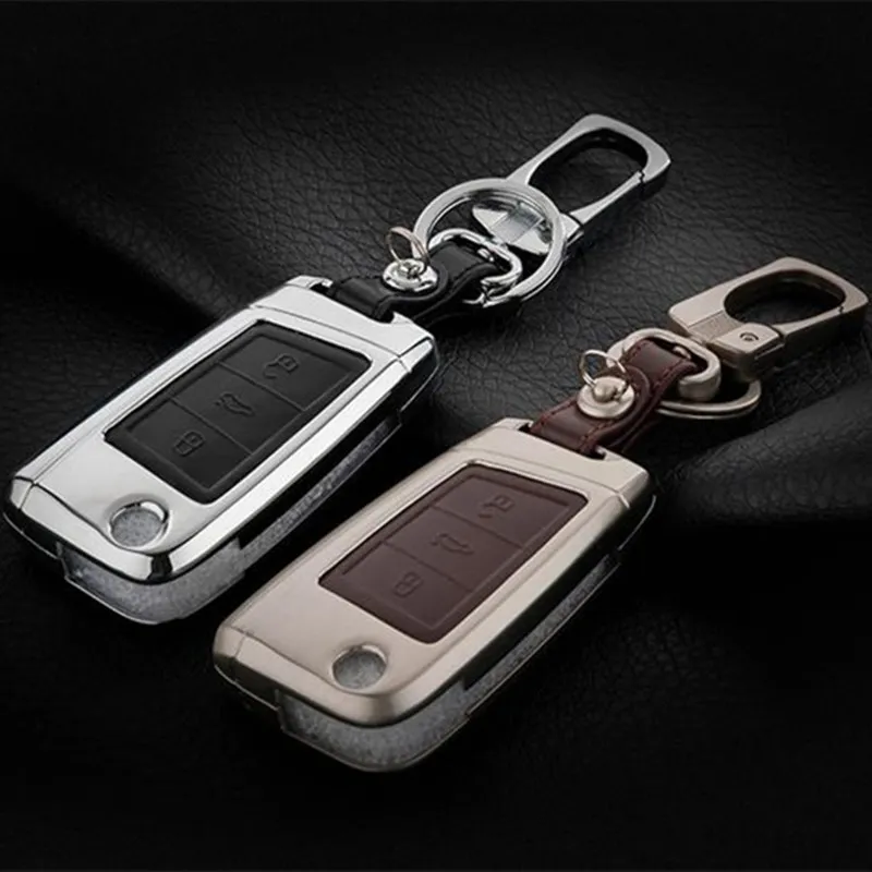 Новинка 2018 кольцо для ключей автомобиля из экокожи Vokswagen Golf 7 Octavia 2 цвета|car key ring|key
