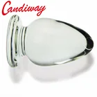 Анальная пробка, интимные игрушки для женщин, огромная Стеклянная Пробка для лесбиянок, Стимулятор точки G с кристаллами, большой член для геев, анальная простата, анус, пробка