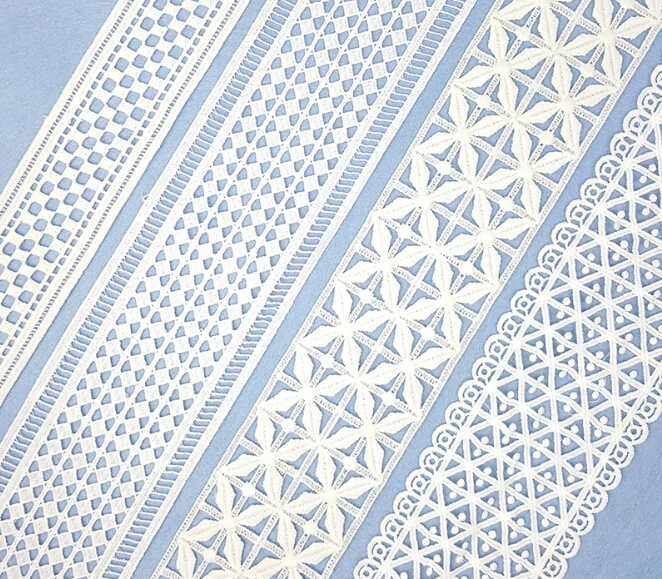 

10Yards Laces Ribbon Milk Silk Embroidery Lace Trim DIY Sewing Accessories