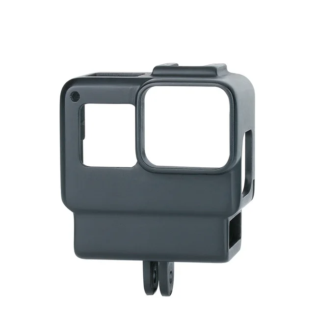 Plastic ABS Case Защитная рамка для камеры Gopro Cage Hero 7 6 5 с фильтром, аксессуары для экшн-камеры с горячим башмаком для светящийся микрофон - Цвет: Plastic ABS Case