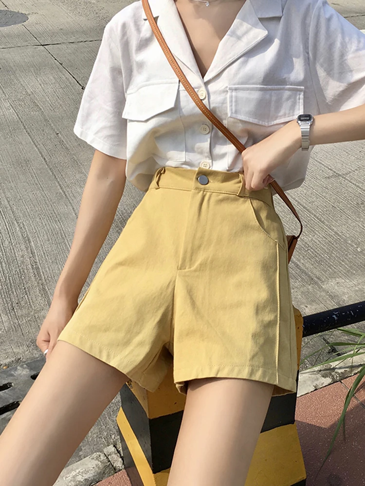 2019 summer new loose tooling Harlan straight pants wide leg women's high waist casual Female | Женская одежда